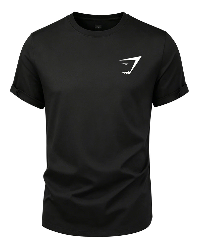 Herre T-Shirt, Rundhalset, Korte Ærmer