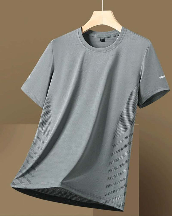 T-Shirt Side Stribe Herre Is Silke