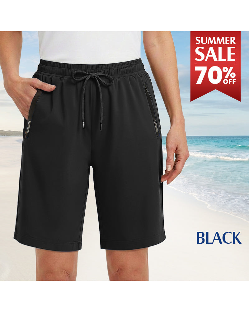 Shorts Elastisk Talje Snor Hurtigtørrende