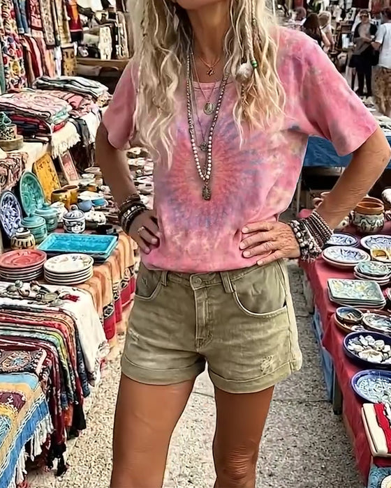 T-Shirt Gradient Slips Farve