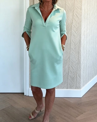Kjole Slim Fit Kort Ærme Polo