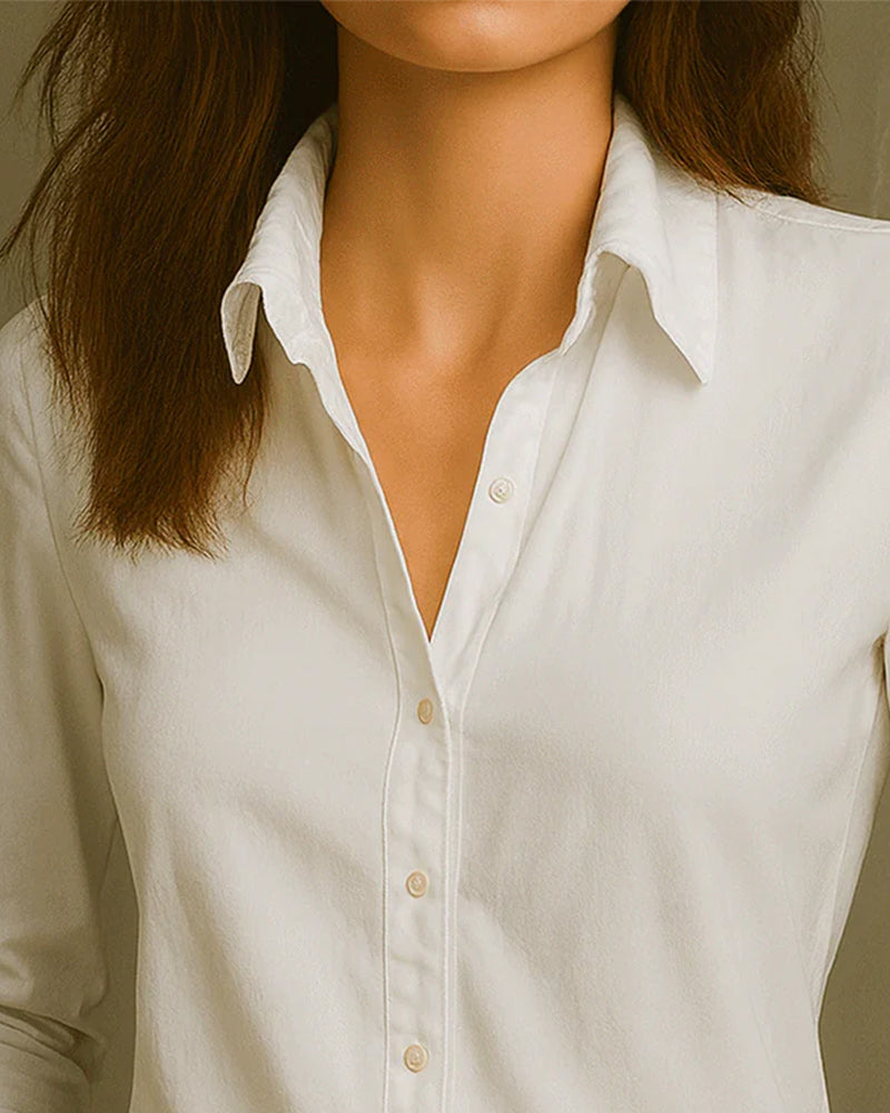 Skjorte Pendler Flip Langærme