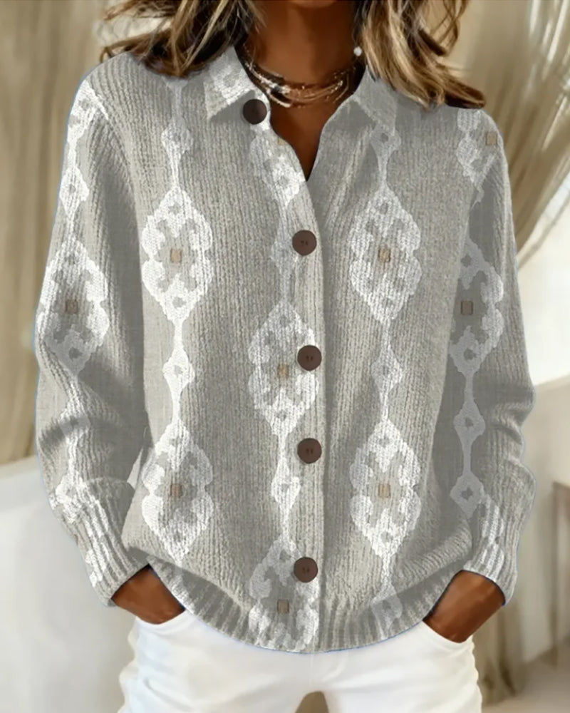 Cardigan Polo Krave Enkelt Række