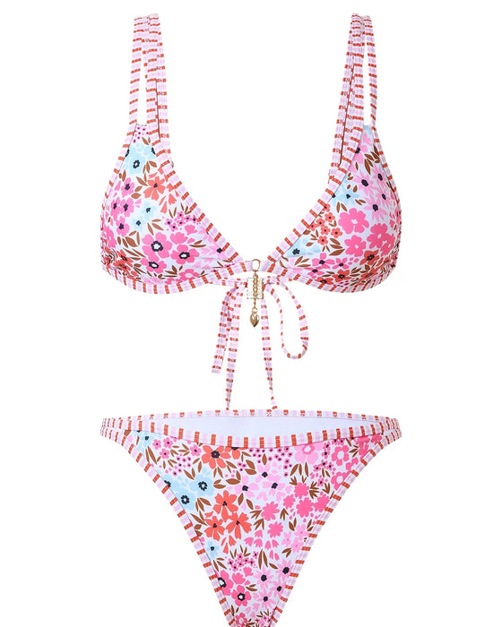 Bikini Sexet Blomstret