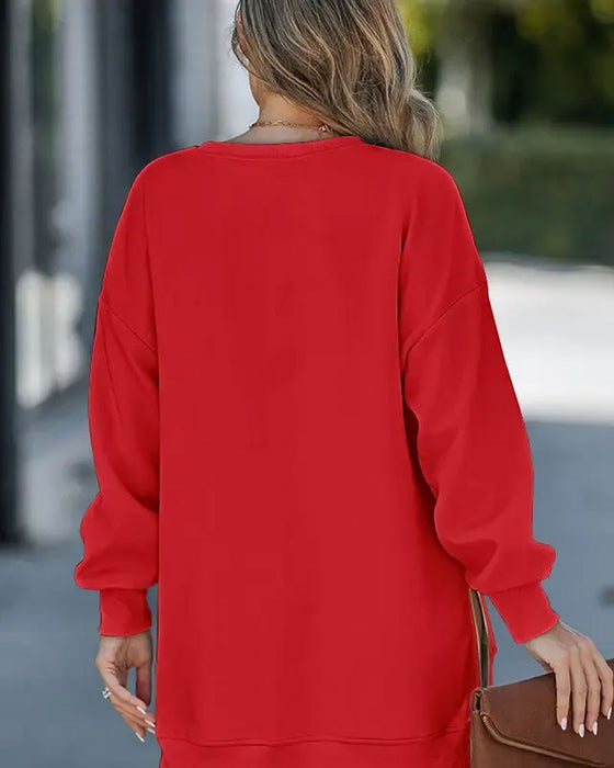 Kjole Julemand Tryk Sammensat Sweatshirt