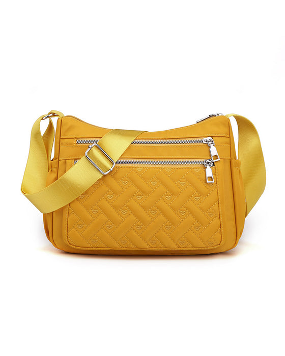 Afslappet skuldertaske med stor kapacitet