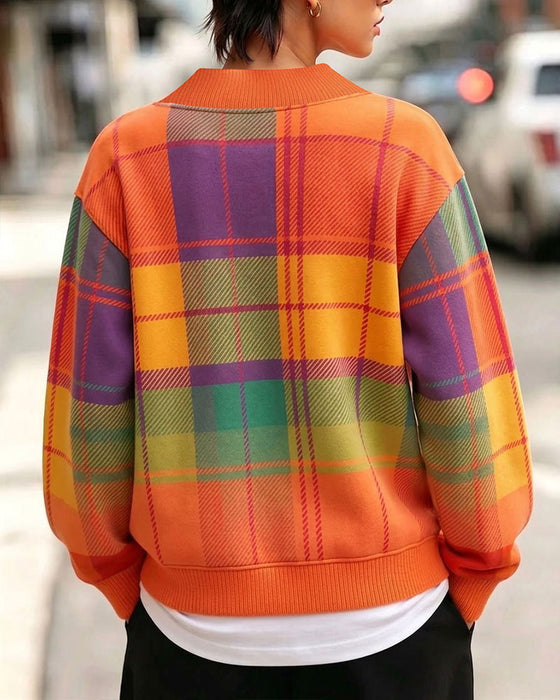 Sweatshirt V-Hals ternet Casual