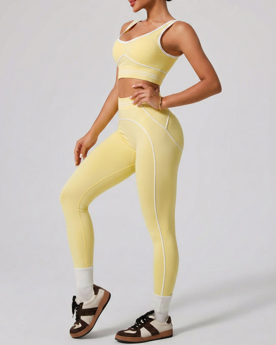 Set Sport Tank Høj Talje Yoga