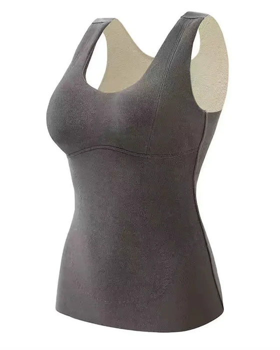 Tanktop Ensfarvet Termisk