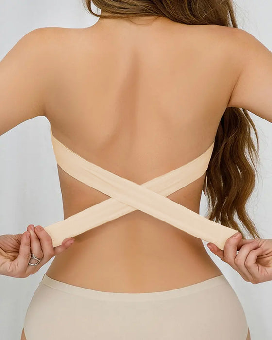 Bh-Top Stropløs Sømløs Lukning I Siden Krydset