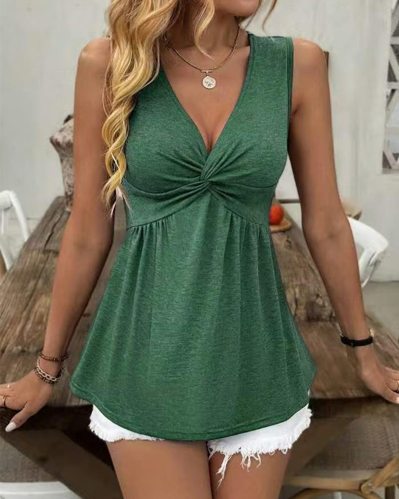Tank Top Twist V-Hals