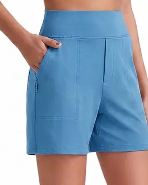 Shorts Høj Talje Atletisk Løb