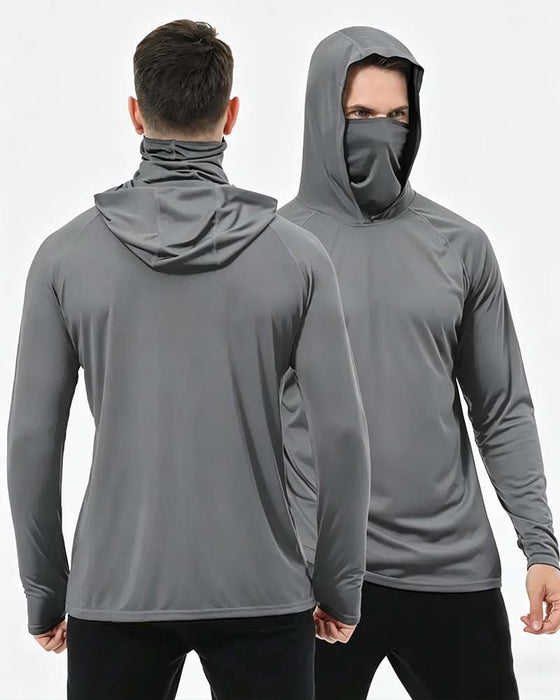 Herre Hoodies Ventileret Hurtigtørrende Hoodie Sol