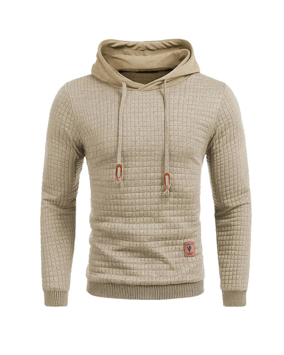 Hoodie Herre Hætte Solid