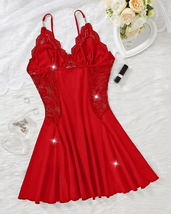 Natkjole Sexigt Strømpebånd