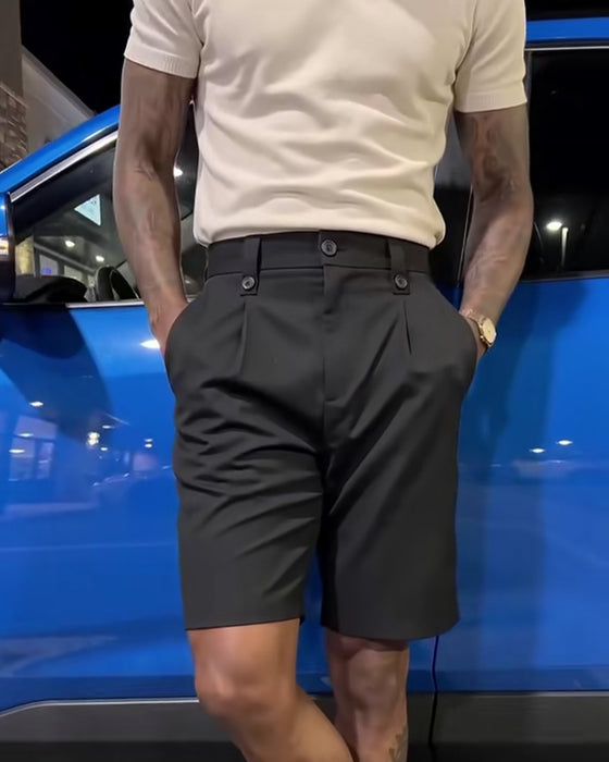 Shorts Casual Alsidig Herre Jakkesæt