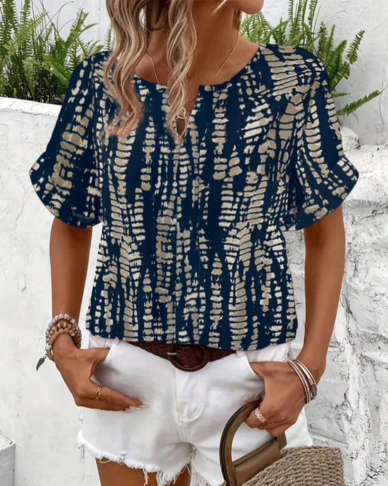 T-Shirt Retroprint Kort Ærme