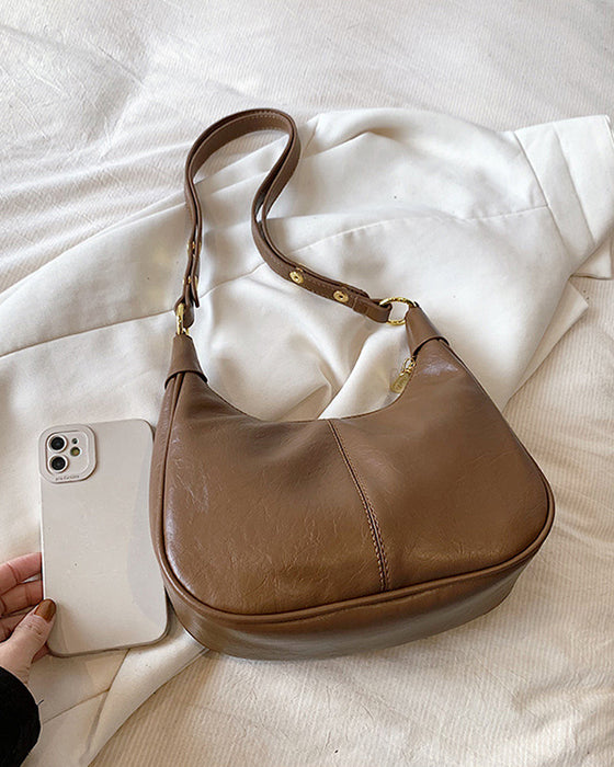 Taske Vokset Læder Armhule