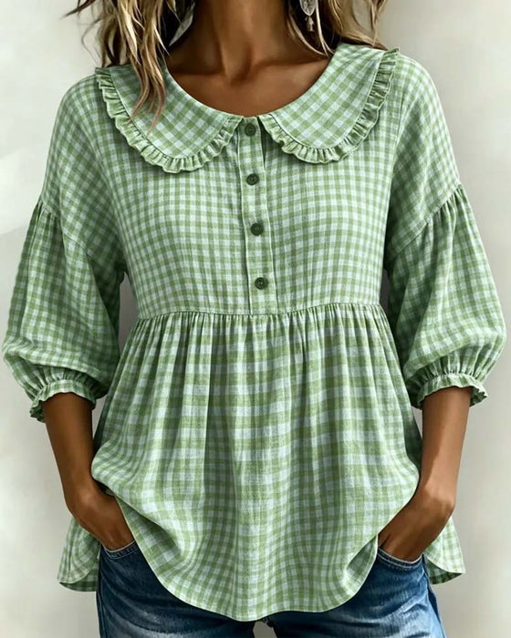 Bluse Peter Pan Kraveternet Taljeret
