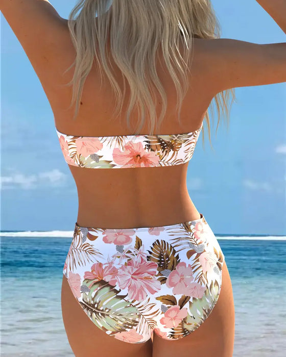 Bikini Bandeau Trykt