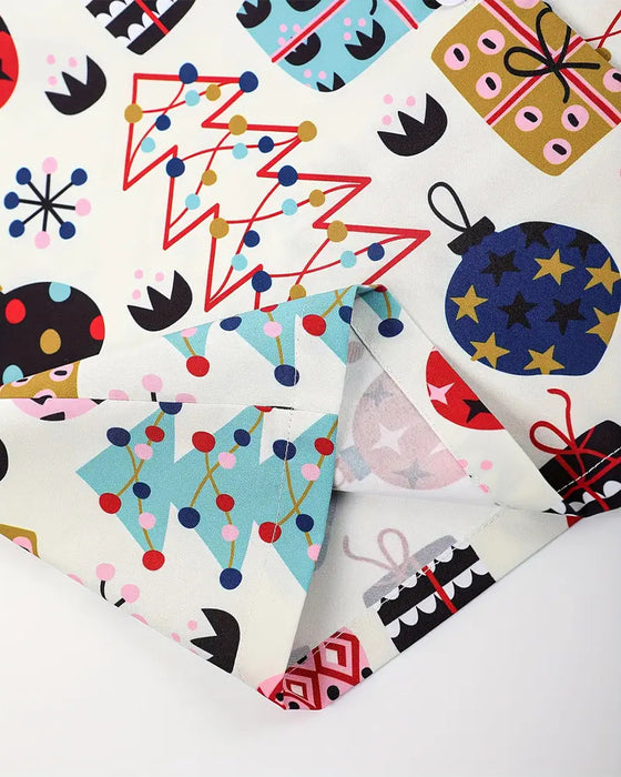 To-delt loungewear sæt med print