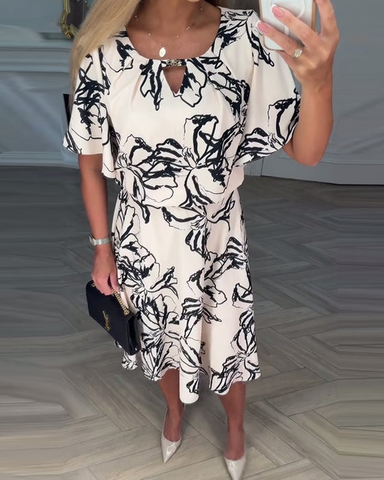 Kjole afslappet temperament trykt