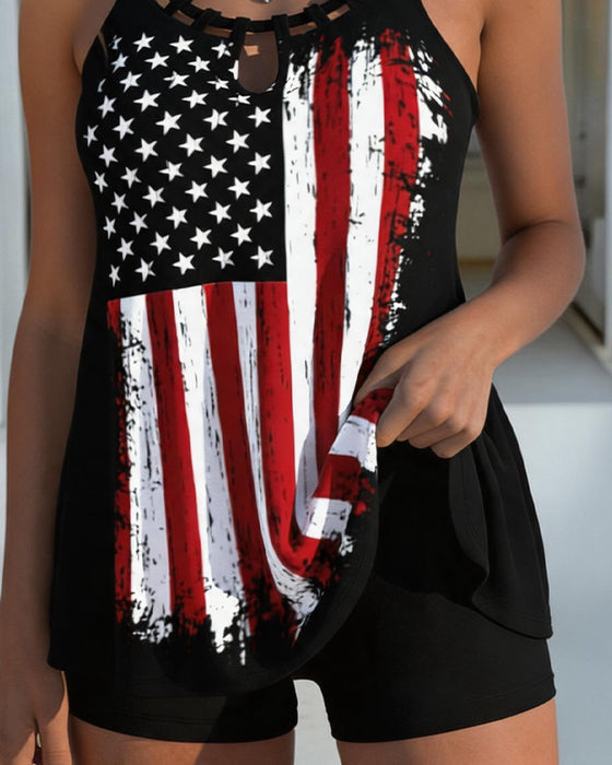 Tankini Flag Casual Todelt
