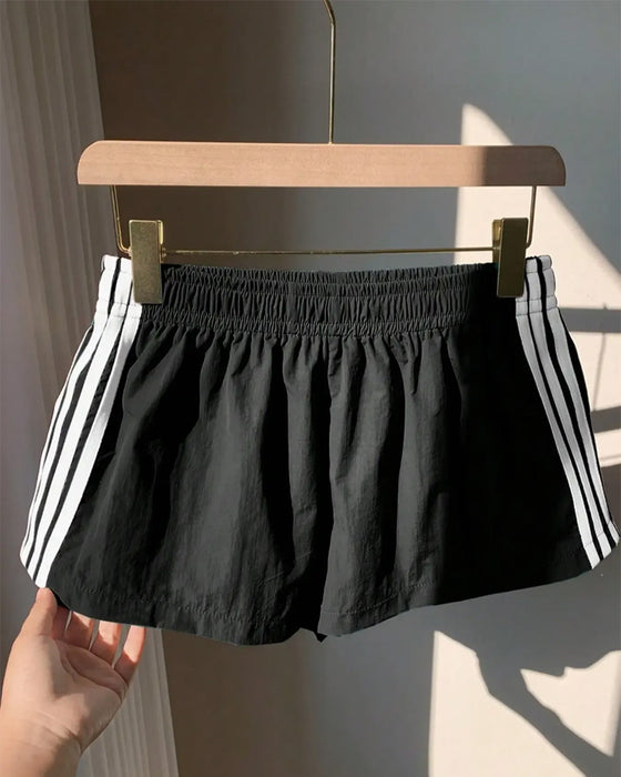 Shorts Stribede Kontrasterende Bane