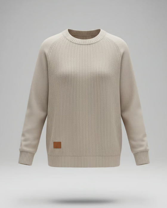 Pullover Med Moderne Rund Hals