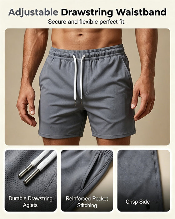 Set Stribet Polo Herre Shorts