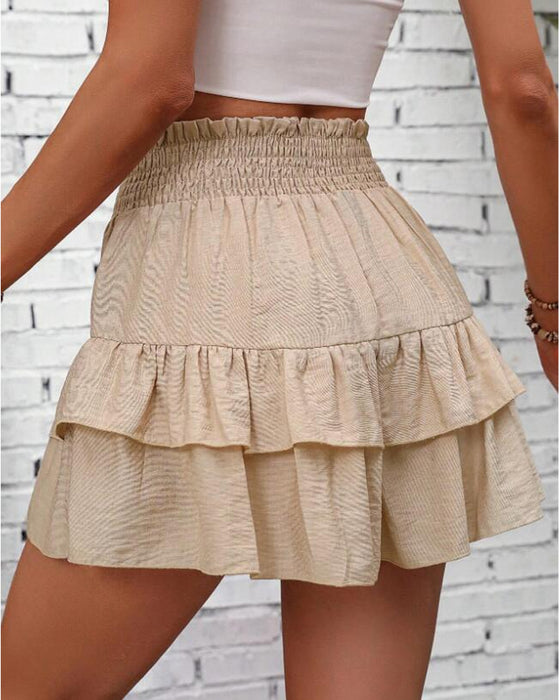 Skorts korte bredde casual flydende