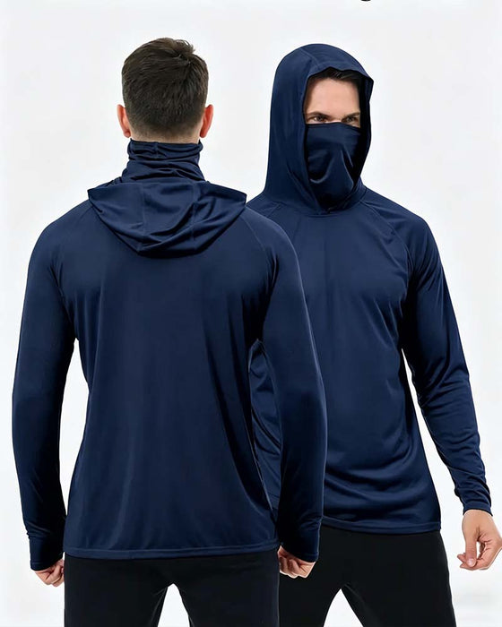 Herre Hoodies Ventileret Hurtigtørrende Hoodie Sol