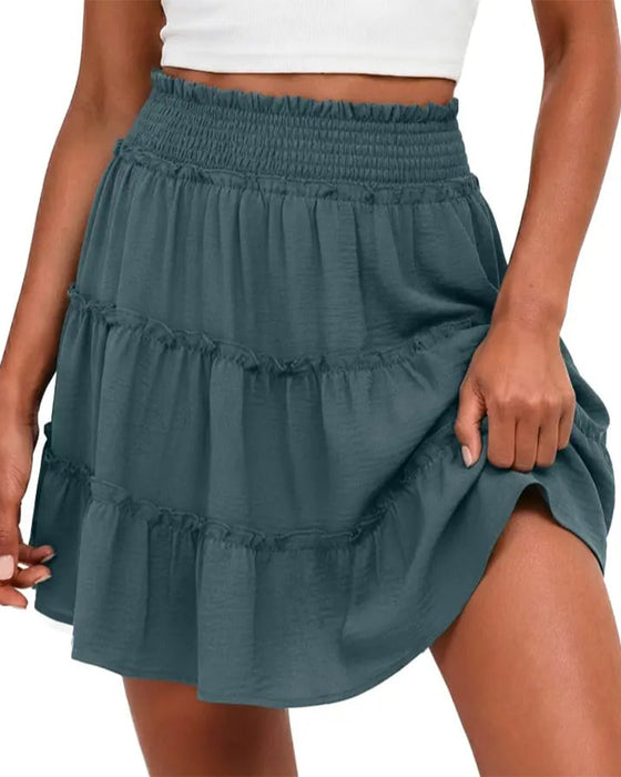 Underdel Elastisk Talje Med Indbyggede Shorts