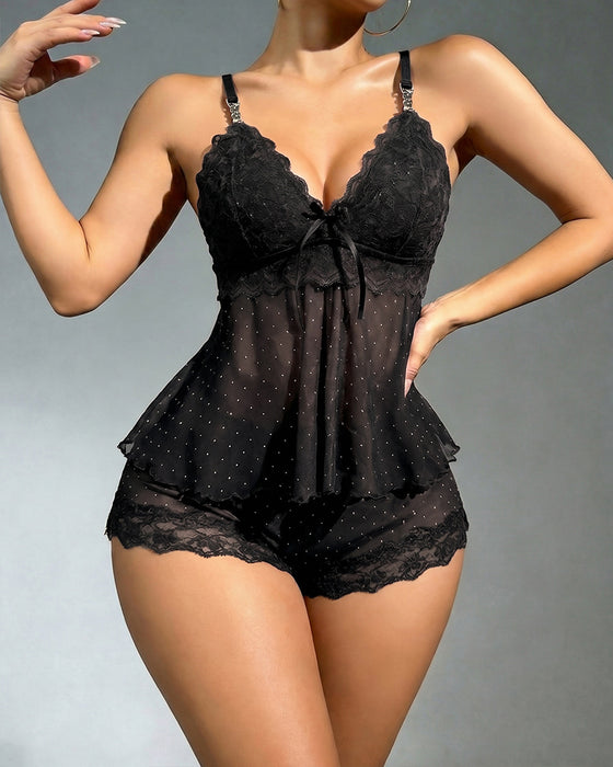 Undertøjssæt Sexet Blonde Patchwork