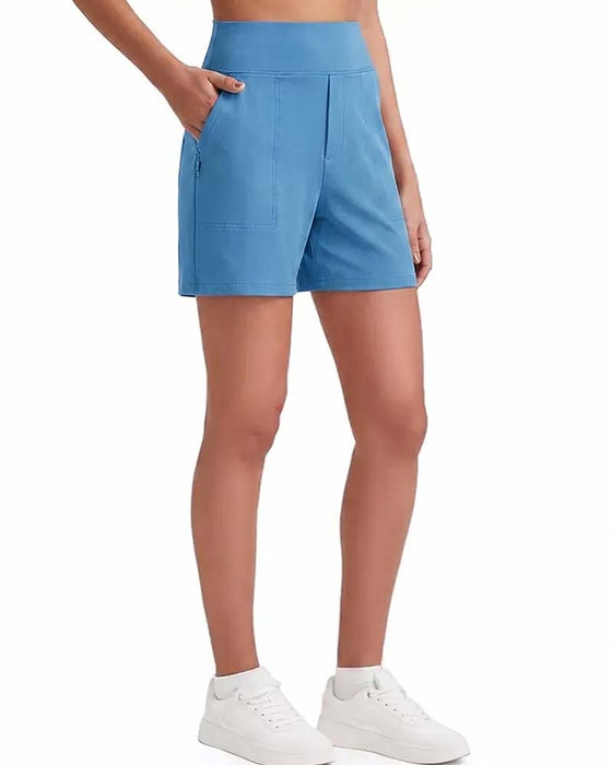 Shorts Høj Talje Atletisk Løb