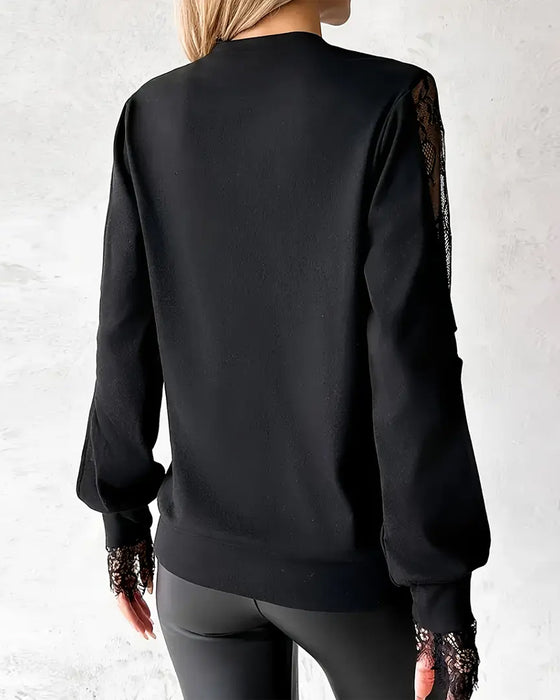 Sexy Topp med Spidsfletning