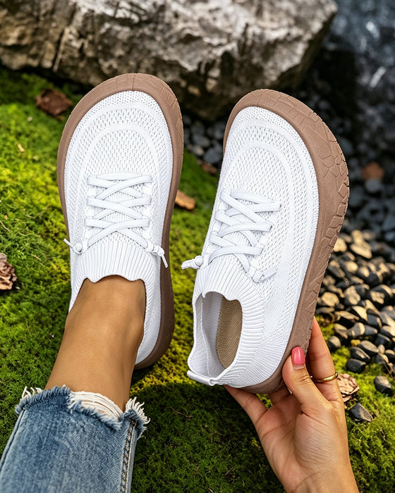 Flad Gå Sneakers Komfort