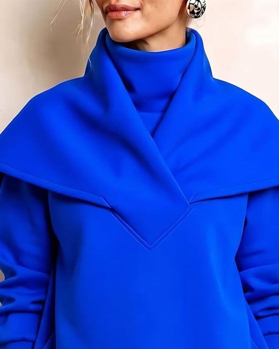 Sweatshirt Dobbeltlag Turtleneck