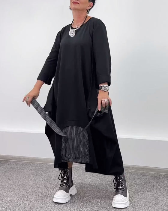 Kjole afslappet mode løs halterneck