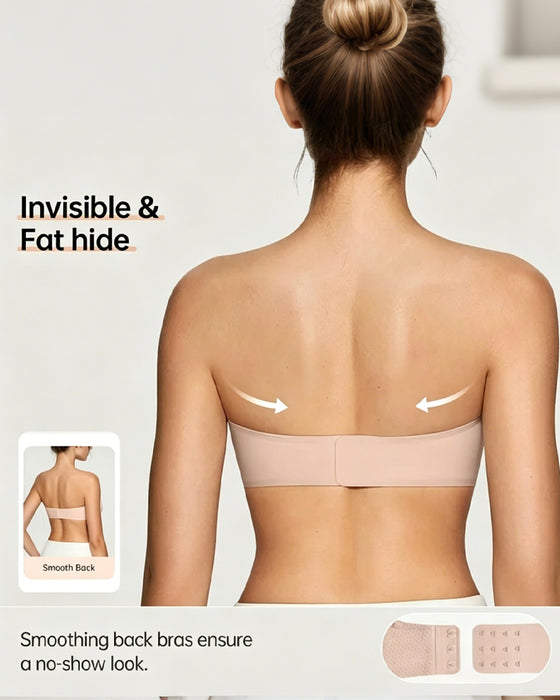 Bh Stropløs Ensfarvet Push-Up
