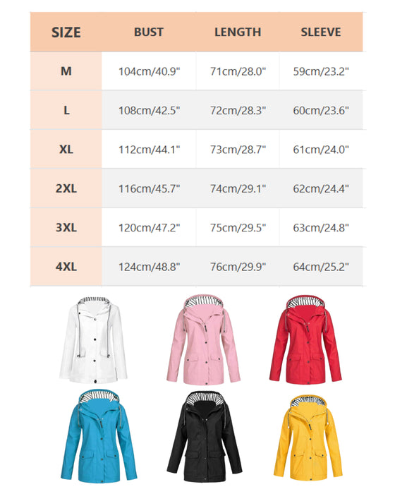 Jacket For Kvinder Med Vandtæt Og Vindtæt Egenskaper