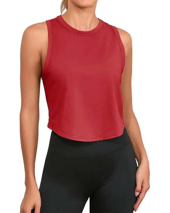 Tank Top Sportslig Croppet