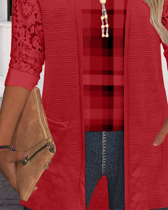 Top Med Faux Todelt Ternet Design