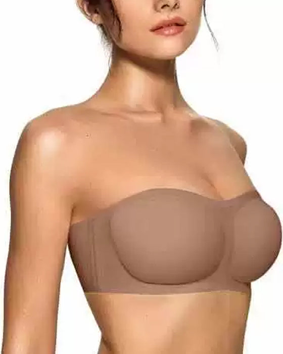 Bh Stropløs Ensfarvet Push-Up