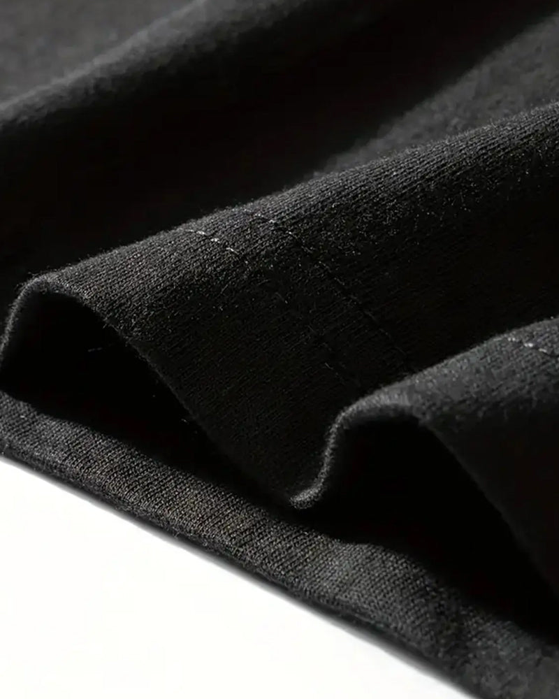 T-Shirt Rund Hals For Og Bag Tryk Unisex