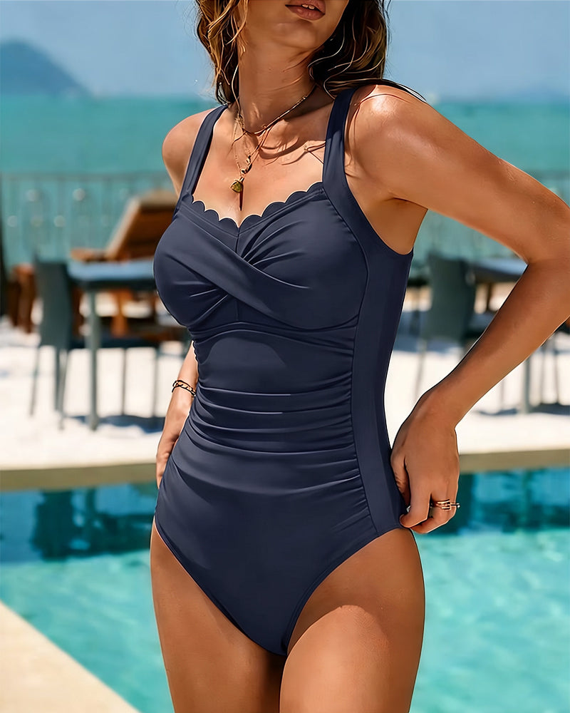 Bikini Kryds Talje Slankende Etdel