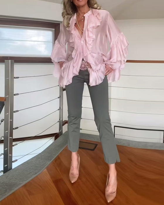 Bluse Modeflad Rysket