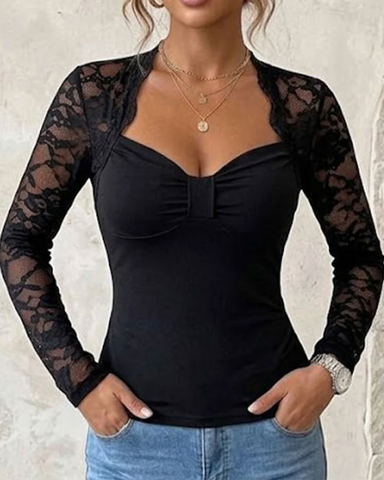 Top Twist Knude Blonde Patchwork Figursyet