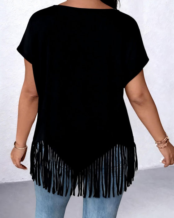 T-Shirt Tassel Design Detalje