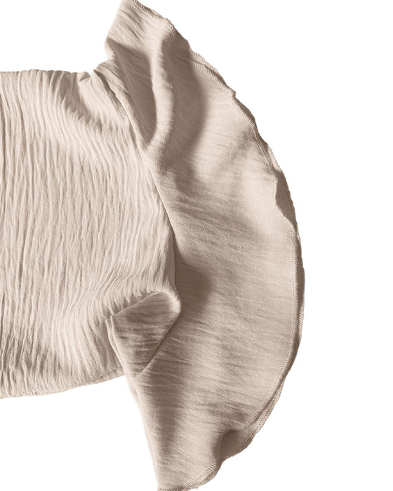 Bluse Lille V-Hals Ruffle